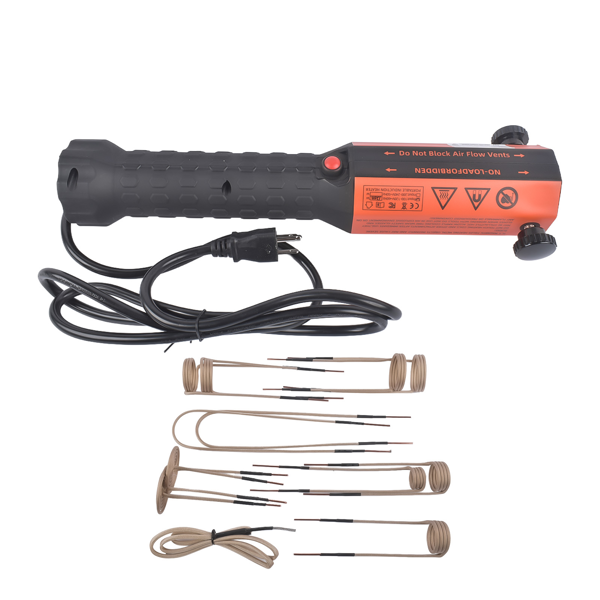 加热器 1200W 110V Magnetic Induction Heater Induction Tool Flameless Bolt Remover Heat Tool for Rusty Screw Removing with 12 Coils-7