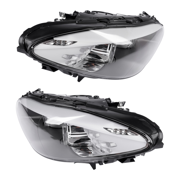 大灯半总成 2PCS Left+Right Side Xenon Headlights Replacement for 2011 2012 2013 BMW 5er F18 F10 550i 535i 528i 63117271911 63117271912-3