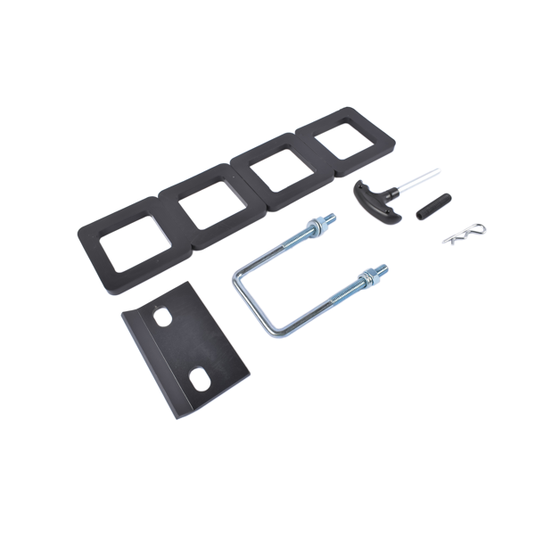 拖车挂接装置 Adjustable Trailer Hitch Fits 2.5" Receiver 6" Drop/Rise 18500LBS 1-7/8", 2", 2-5/16" Tri-Balls-8