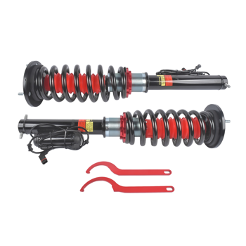 改装减震器 Set of Front Air to Coil Spring Struts w/ Electric Fit for Mercedes-Benz S-Class W221 2007-2013 RWD