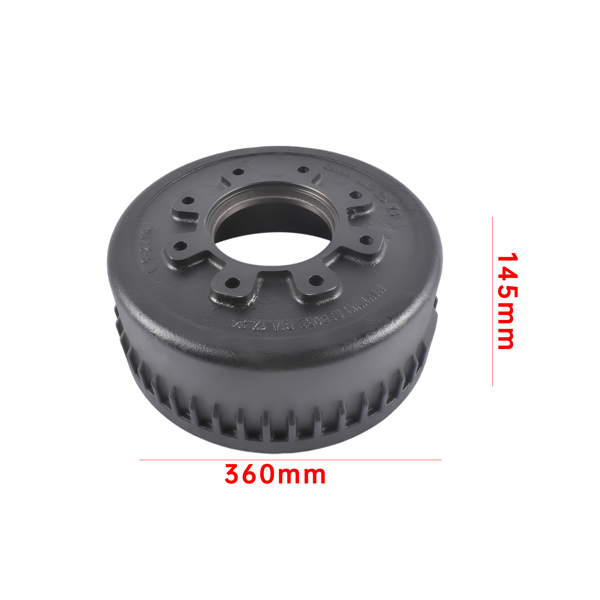 刹车鼓 Trailer Brake Drum 10K 13D Heavy Duty 12-1/4" Diameter 4" Width for Dexter 99-27-5