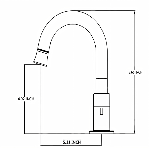 8英寸宽幅浴室水龙头，双把手三孔设计，配备360°下拉式喷头和弹起式下水器，哑光黑[周末无法发货，TK/TEMU仅支持自提]-3