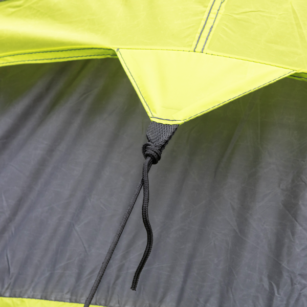 10人 深灰色 三室 露营帐篷 涤纶布 玻璃纤维杆 522*260*210cm 家庭帐篷 N001 -28