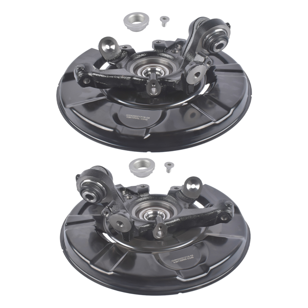 转向节总成 2PCS Rear Left & Right Steering Knuckle & Hub Bearing Assembly Replacement for BMW E90 E91 E92 E93 325xi 330i 328i 335i 335xi 686-270 686-271-4
