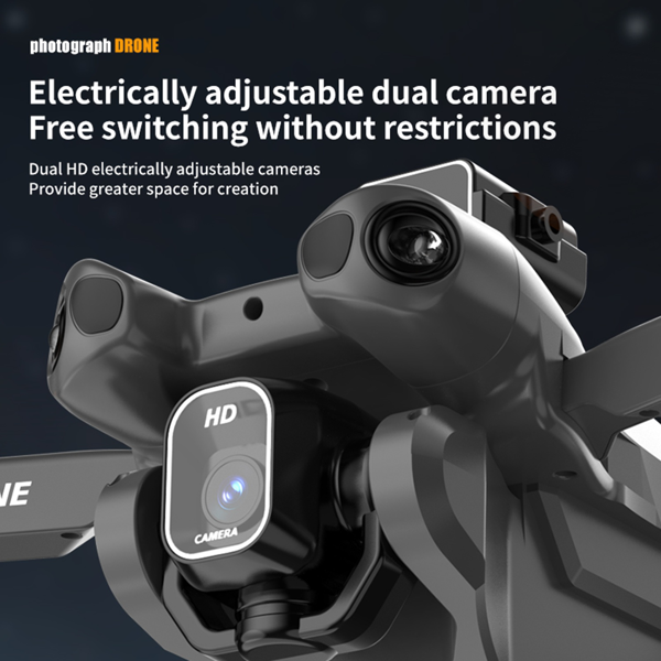 Foldable Quadcopter Drone | Brushless Motors, Large Display Remote Control, 360° Obstacle Avoidance, Optical Flow Hovering Technology, Front/Back Flips, Long-range, High-quality-10