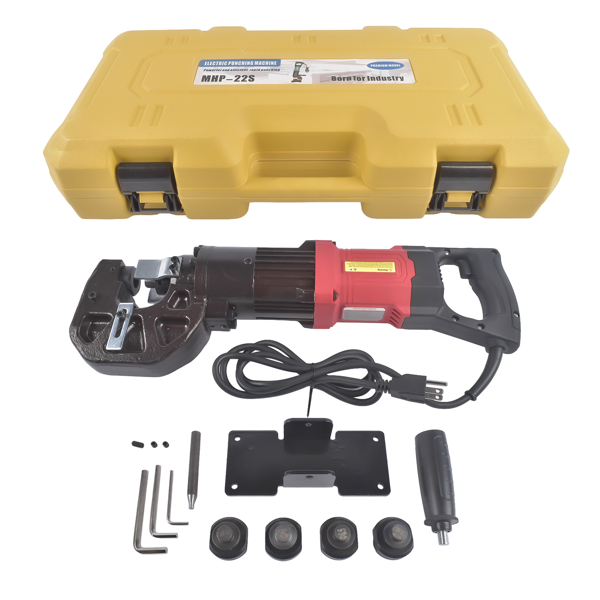 液压打孔机 Heavy-Duty Electric Hydraulic Punching Machine & 4-Plunger Cylinder, 5 Punching-2