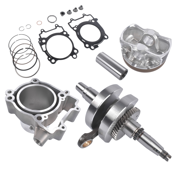 曲轴套装 Engine Rebuild Kit w/Crankshaft +Cylinder Block 810965 Replacement for Polaris Sportsman 570-5