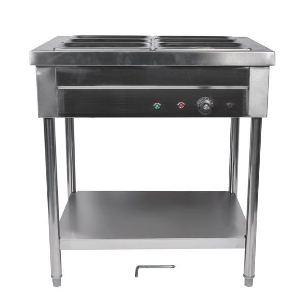 A3-6盘商用保温柜 6-Pan Commercial Food Warmer, Professional Buffet Catering Food Warmer, Electric Steam Table, Stainless Steel-2