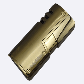 SIKARO®旋风* 三直冲专用高档雪茄打火机带雪茄打孔器钛金雪茄香烟厨房户外可重复充气可调节火焰高度便携式