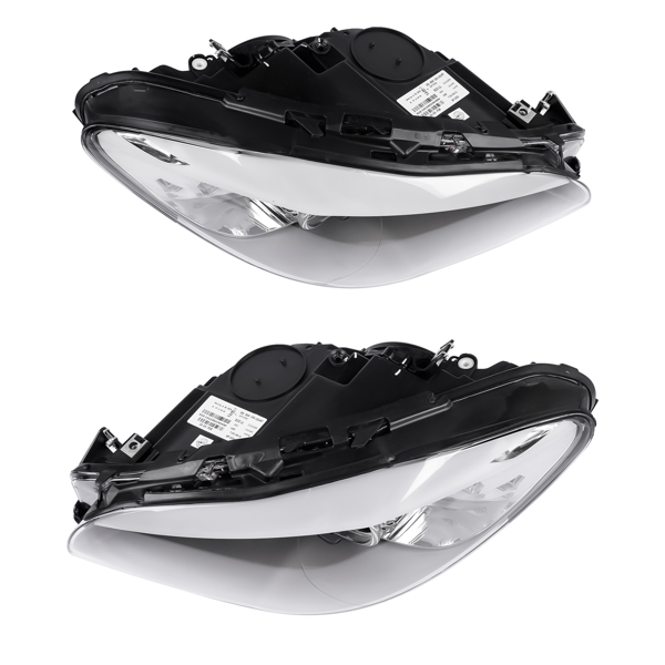 大灯半总成 2PCS Left+Right Side Xenon Headlights Replacement for 2011 2012 2013 BMW 5er F18 F10 550i 535i 528i 63117271911 63117271912-6