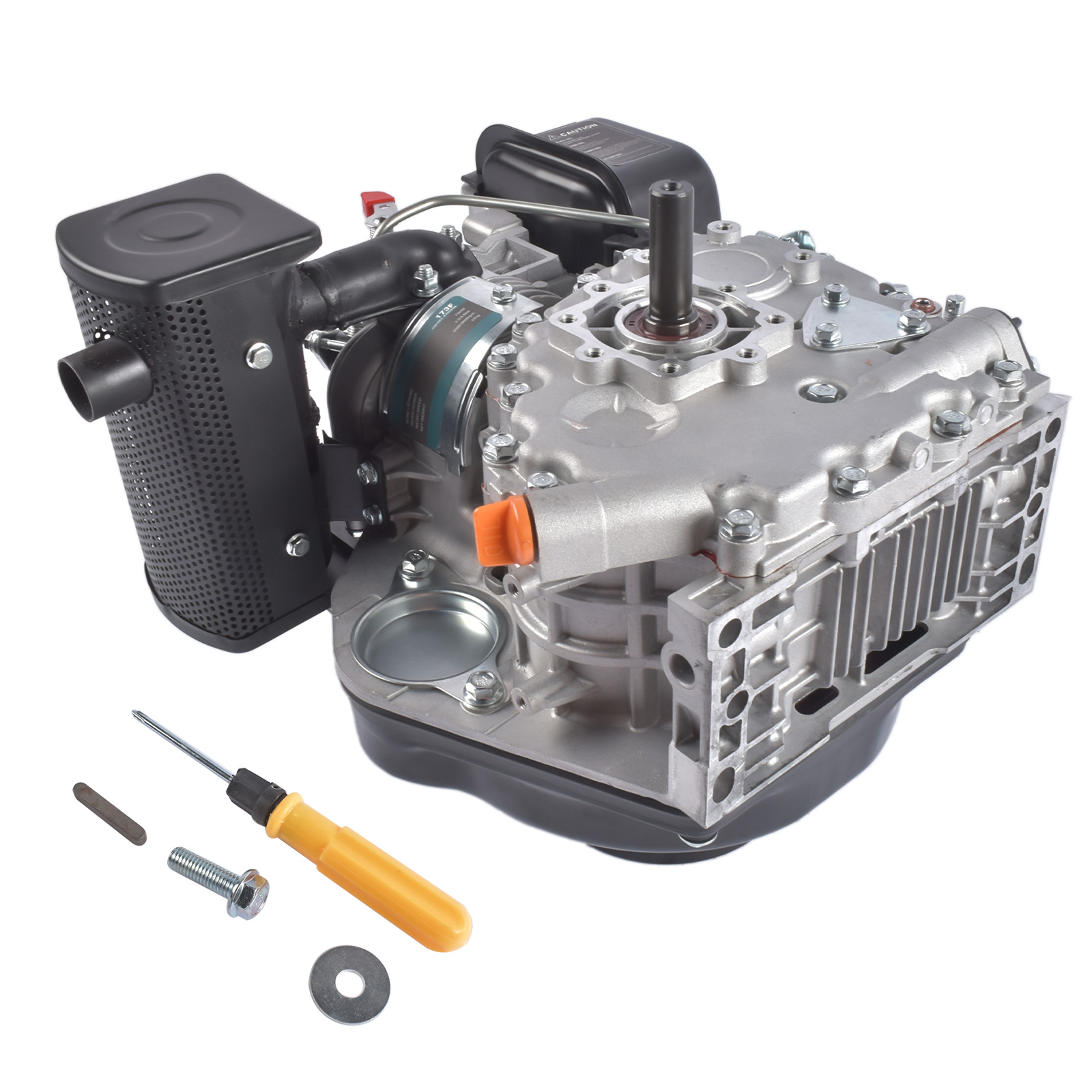 5HP 4-stroke Heavy Duty Single Cylinder Diesel Motor Engine 247CC/3600W (Black)