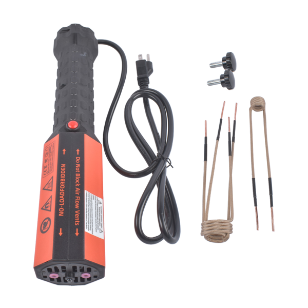 加热器 1100W 110V Magnetic Induction Heater Kit Flameless Bolt Remover Tool w/ 3 Coils for Rusty Screw Removing-5
