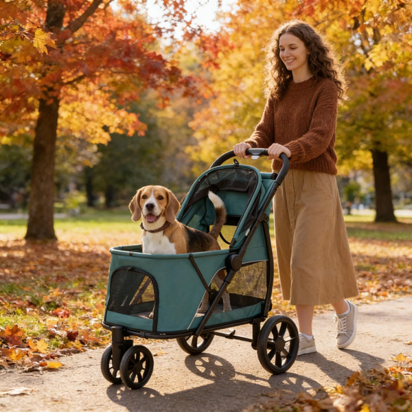 狗推车、宠物推车-4