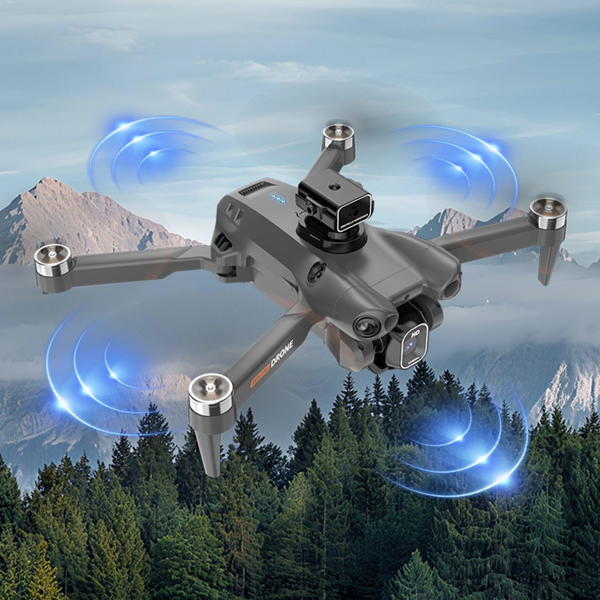 Foldable Quadcopter Drone | Brushless Motors, Large Display Remote Control, 360° Obstacle Avoidance, Optical Flow Hovering Technology, Front/Back Flips, Long-range, High-quality-2