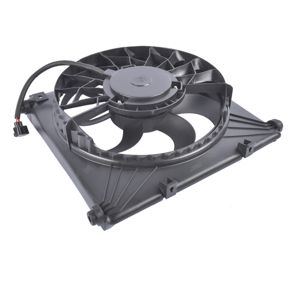 散热器风扇 Right Radiator Cooling Fan Assembly with Shroud 6008358-00-D Fits for Tesla Model S 2012-2020 Black-4