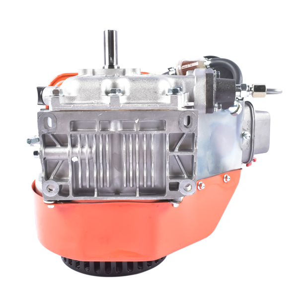 A3- 橙色3HP四冲程单缸柴油发动机 3HP 4-stroke Heavy Duty Single Cylinder Diesel Motor Engine 196CC/2200W (Orange)-8