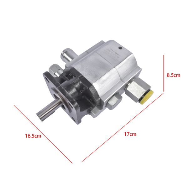 劈木泵 Aluminum Hydraulic Log Splitter Pump 11GPM 2-Stage HI/LO Gear Pump Wood Splitter Pump 3000 PSI 3600 RPM max 1/2'' NPT-8