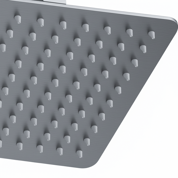 公头NPT哑光拉丝淋浴系统，浴室水龙头套件，带10英寸雨喷头和手持淋浴装置（包括压力平衡淋浴阀套件）【周末不发货，TK/TEMU订单仅支持自提】-12