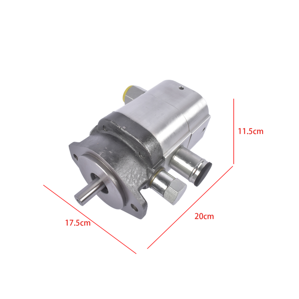 劈木泵 Aluminum Hydraulic Log Splitter Pump 22GPM 2-Stage Gear Pump, HI/LO Gear Pump, Wood Splitter Pump 3000 PSI 3600RPM-8