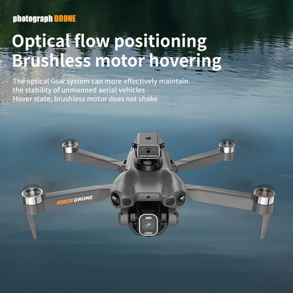 Foldable Quadcopter Drone | Brushless Motors, Large Display Remote Control, 360° Obstacle Avoidance, Optical Flow Hovering Technology, Front/Back Flips, Long-range, High-quality-18