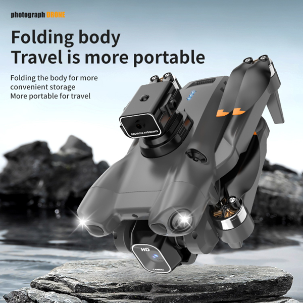Foldable Quadcopter Drone | Brushless Motors, Large Display Remote Control, 360° Obstacle Avoidance, Optical Flow Hovering Technology, Front/Back Flips, Long-range, High-quality-17