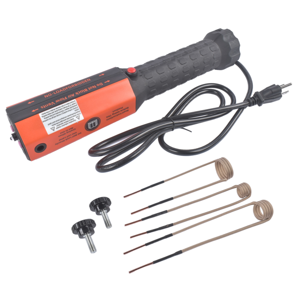 加热器 1200W Magnetic Induction Heater Kit, Bolt Remover Flameless Heat Tool for Rusty Screw Removing with 3 Coils 110V-2