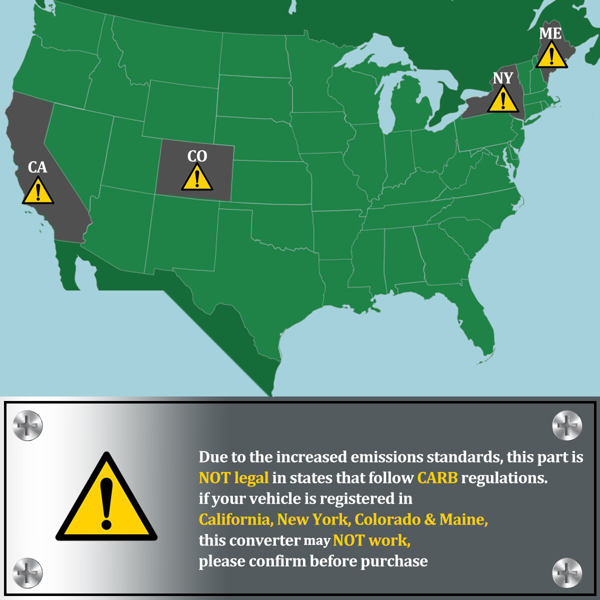 三元催化器 Catalytic Converter Replacement for Honda Element 2.4L 2003-2011 #53478 40874 58158-5