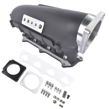 进气歧管 Ultra Race Intake Manifold Kit Black Replacement for Honda Civic 2002-2005 Acura RSX 2002-2006 TSX K20A2