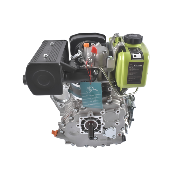 A3-绿色5HP四冲程单缸柴油发动机 5HP 4-stroke Heavy Duty Single Cylinder Diesel Motor Engine 247CC/3600W (Green)-8