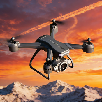 2026 专业无人机6K高清双摄像头Wifi FPV便携式RC四轴飞行器2电池，无人机适合成人/初学者。物流由UPS/UNI/USPS/GOFO随机发送。