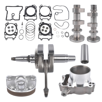 曲轴套装 Engine Crankshaft Kit with  2 Camshafts, Cylinder, Piston, Gaskets Set Replacement for Polaris RZR Ranger Sportsman ACE 570 2204729