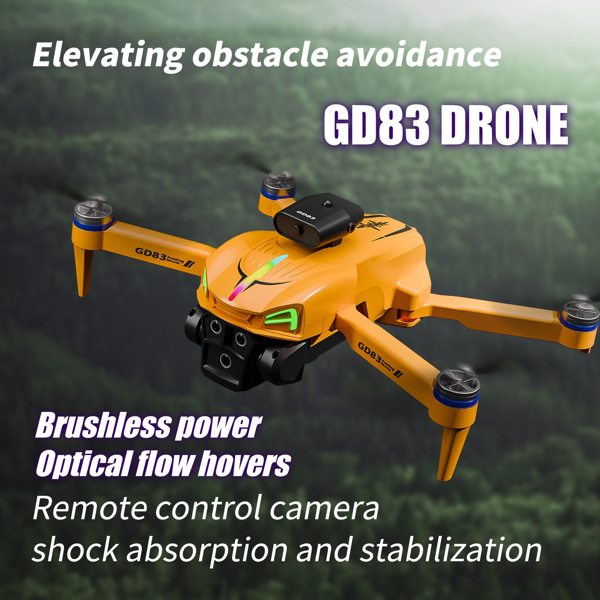 GD83 Drone Is Equipped with Dual Cameras, Powerful Brushless Motor,Light Flow Positioning, , Foldable Aerial Photography Drone-4
