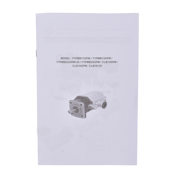 劈木泵 Aluminum Hydraulic Log Splitter Pump 11GPM 2-Stage HI/LO Gear Pump Wood Splitter Pump 3000 PSI 3600 RPM max 1/2'' NPT-10