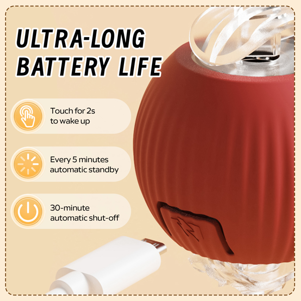 室内猫互动玩具球，猫狗玩具，弹性网尾灵活移动猫球，互动猫玩具球，猫狗趣味礼物-2