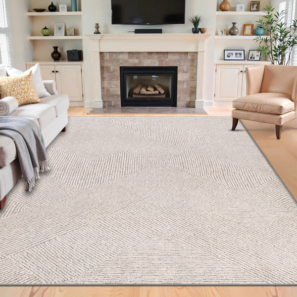 几何3D纹地毯6'*8'-9