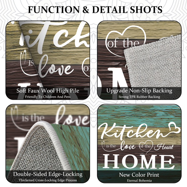 （仿羊绒水洗底）Home 地毯三件套-9