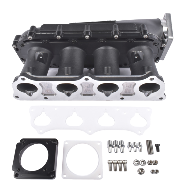 进气歧管 Ultra Race Intake Manifold Kit Black Replacement for Honda Civic 2002-2005 Acura RSX 2002-2006 TSX K20A2-2