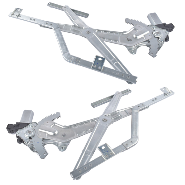 玻璃升降器 Front Left and Right Window Regulator Fit for Izuzu NPR NPR-HD NQR Truck 2005-2016 Silver 2Pcs-4