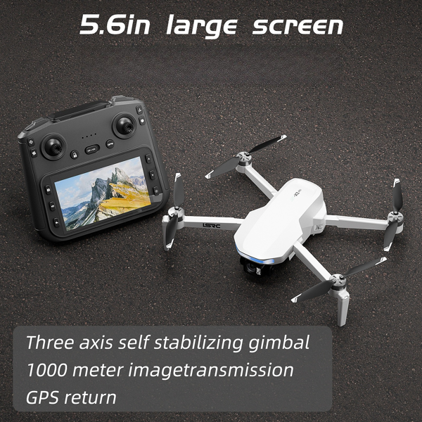 S-X1 GPS Drone, 20-30 Minute Flight, Dual HD 50fps Cameras, 3-Axis Gimbal, 5MP Stabilized Images, Auto Low Power Return, Large Screen Remote-9