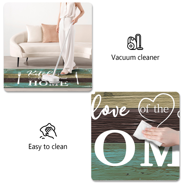 （仿羊绒水洗底）Home 地毯两件套-3