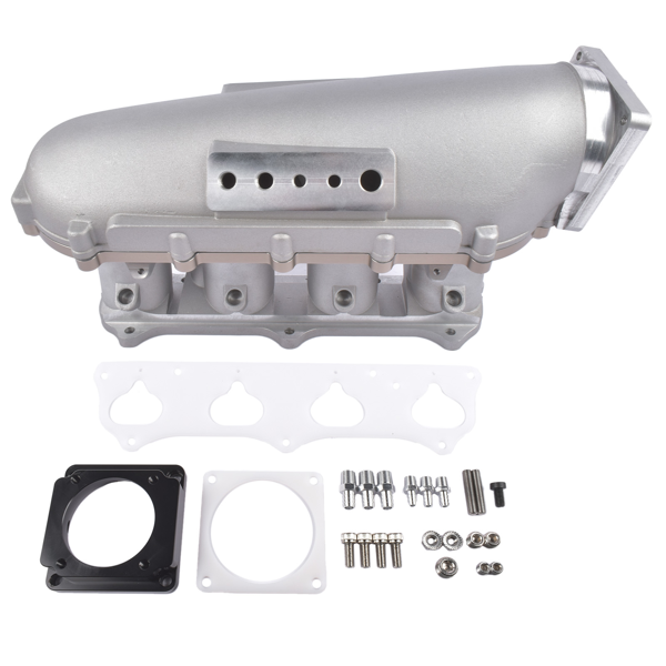 进气歧管 Silver Ultra Race Intake Manifold Kit Replacement for Honda Civic Si 2002-2005, Acura RSX 2002-2006, TSX 2004-2006 K20 K20A2-5