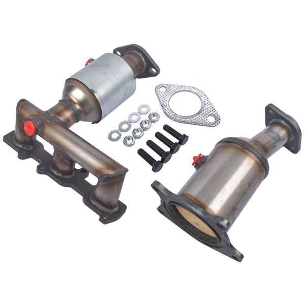 三元催化器 Catalytic Converter PE16719-20X Replacement for Ford Edge 3.5L/3.7L 2011-2014 Bank 1 and 2 Non Turbo Only-2