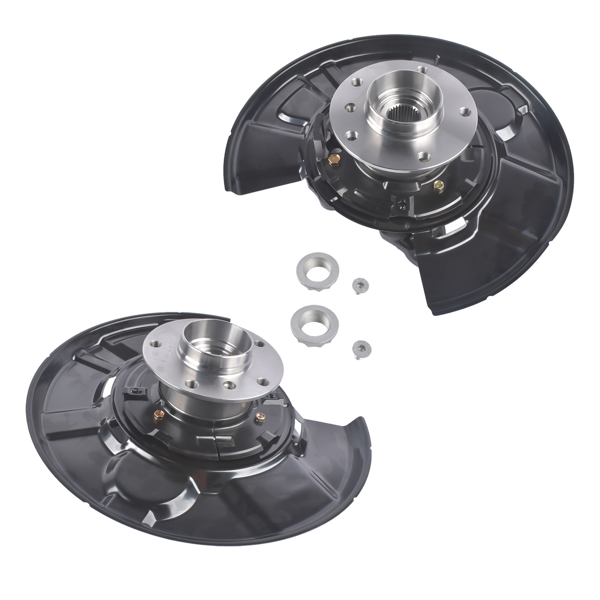 转向节总成 2PCS Rear Left & Right Steering Knuckle & Hub Bearing Assembly Replacement for BMW E90 E91 E92 E93 325xi 330i 328i 335i 335xi 686-270 686-271-7