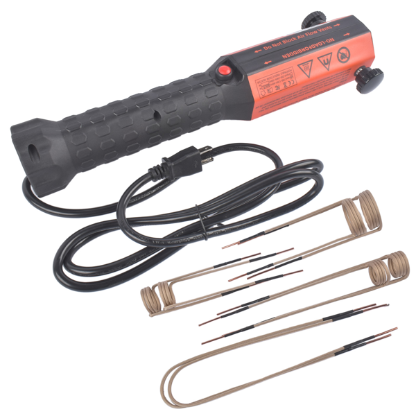 加热器 1KW 1000W 110V Magnetic Induction Heater Kit Flameless Heat Bolt Removal (8 Coils)-5