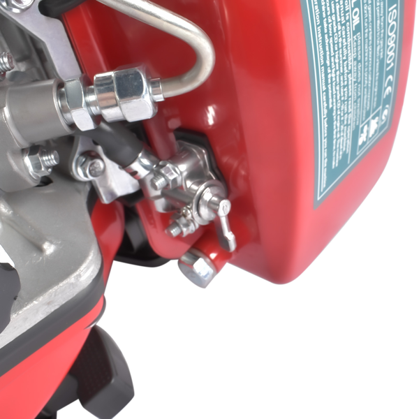 A3-红色5HP四冲程单缸柴油发动机 5HP 4-stroke Heavy Duty Single Cylinder Diesel Motor Engine 247CC/3600W (Red)-7