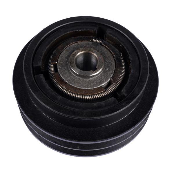 离合器 Heavy Duty Centrifugal Clutch Double 1/2" V Belt Drive 3/4" Bore 5" Pulley 3/16” Keyway Replacement For most Honda GX160 or GX200 engine shafts or equivalent with 3/4” shaft!-1