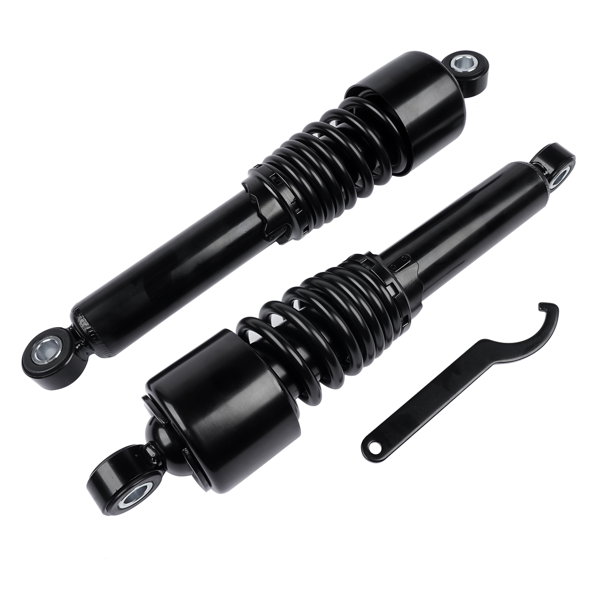 弹簧减震 2Pcs 13" Heavy Duty Rear Shock Absober Fit for Harley-Davidson Road King Touring Street Tour Glide Black-6