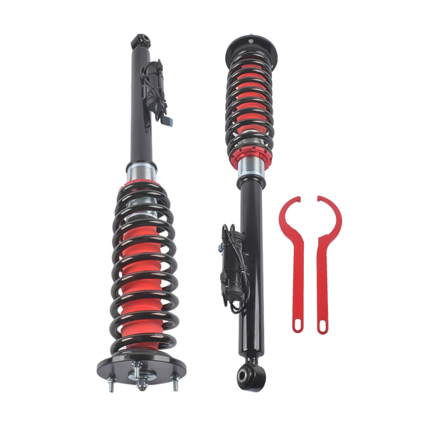 改装减震器 Rear Coilovers Suspension Damper Kit w/ Electric Fit for Mercedes-Benz S-Class W221 2007-2013 S350 500 550 600 63 AMG 65 AMG-12