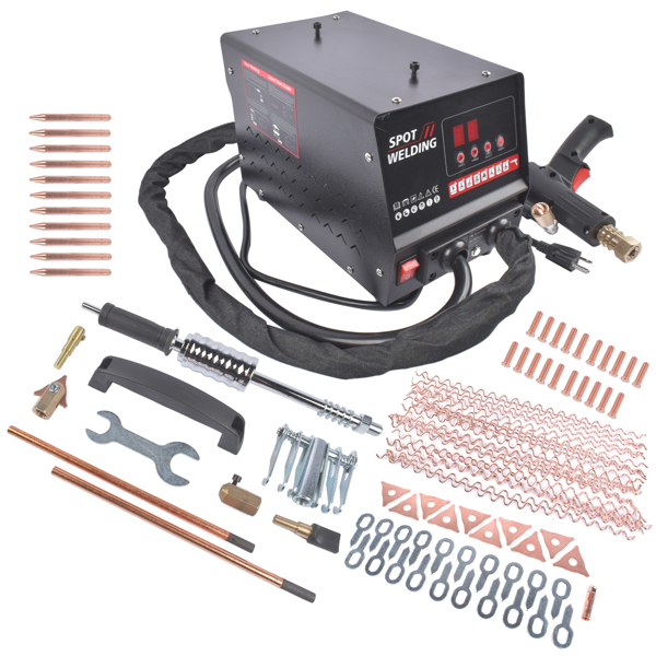 修复机 110V Spot Welder Dent Puller, 3500W Stud Welder Car Body Dent Repair Machine Dent Remover Tool w/ 7 Modes-1