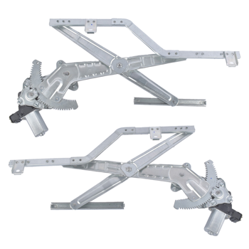 玻璃升降器 Front Left and Right Window Regulator Fit for Izuzu NPR NPR-HD NQR Truck 2005-2016 Silver 2Pcs